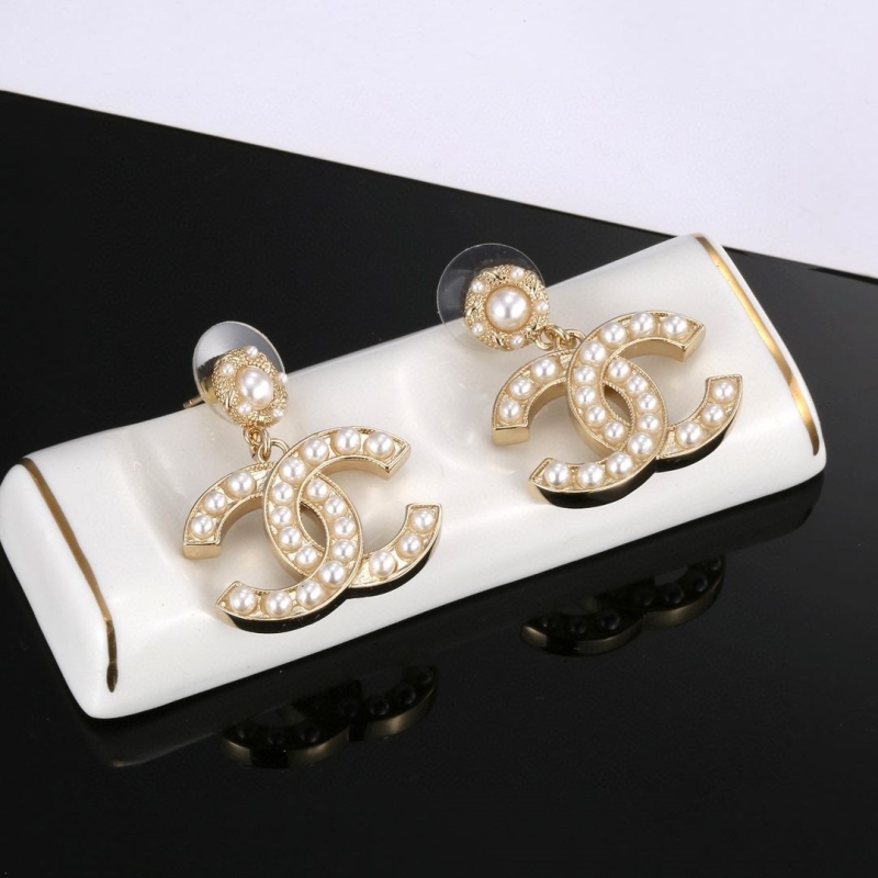 Ch*el earrings